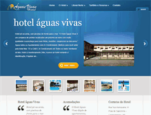 Tablet Screenshot of hotelaguasvivas.com.br